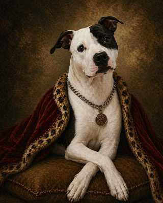 After pet portrait example 1